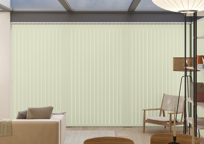 Trinity (Blackout), Ivory - Vertical Blind - Image 6